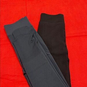 Black and Gray Leggings